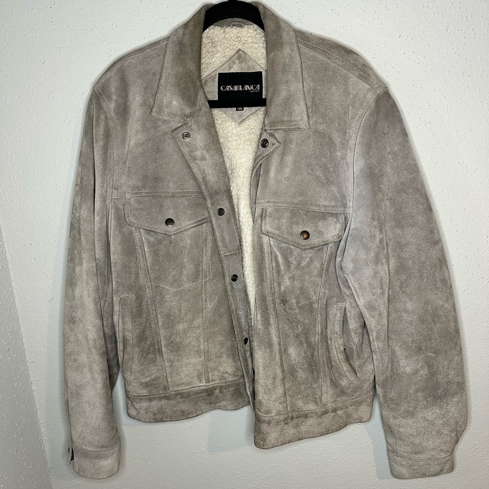 Casablanca - Leather & Nylon 100% - Jacket - size 46